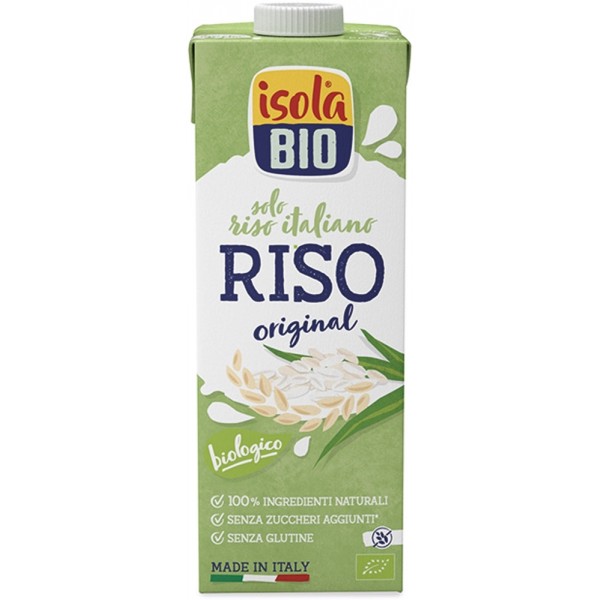 Bevanda Vegetale di Riso Senza Zucchero 1l Isola BIo