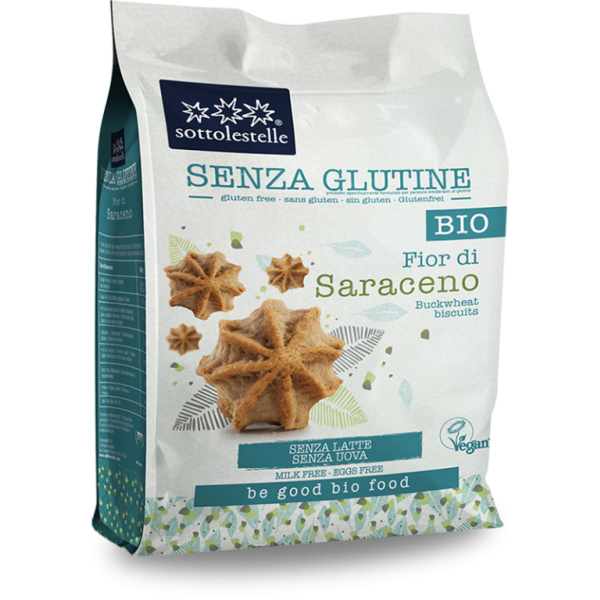 Biscotti Fior di Saraceno 250gr Sottolestelle