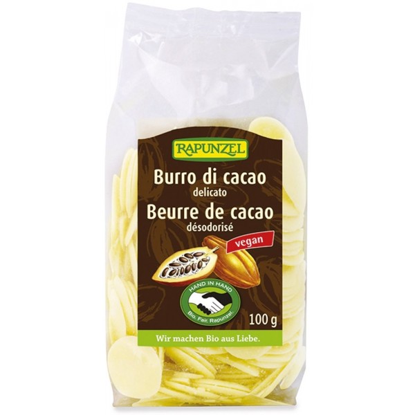 Burro di cacao porzionato 100g Rapunzel