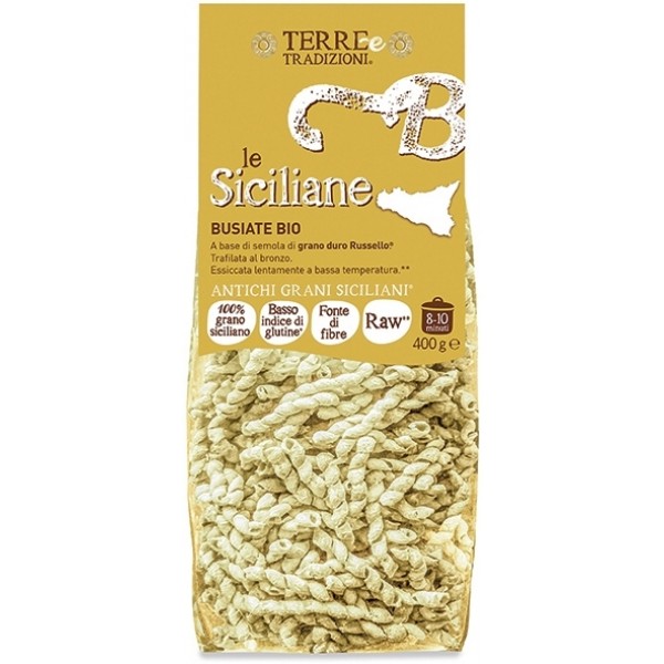 Busiate di grano antico Russello 400g Terre e Tradizioni