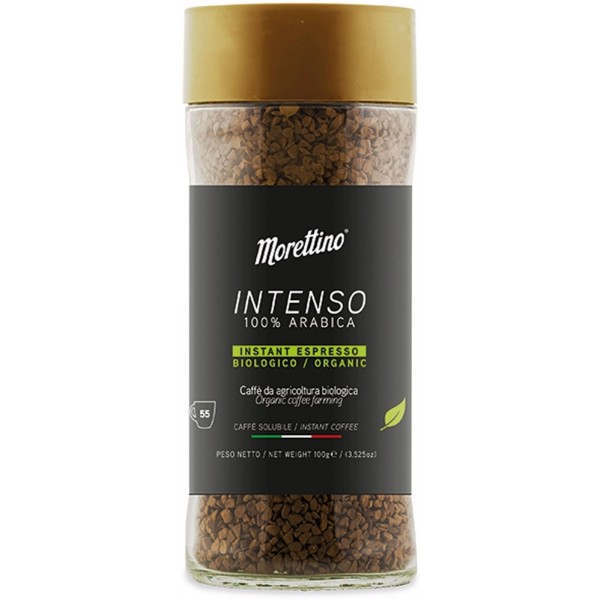 Caffè solubile intenso 100% Arabica 100g Morettino