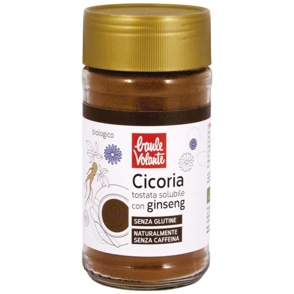 Cicoria tostata solubile con Ginseng 100g Baule Volante