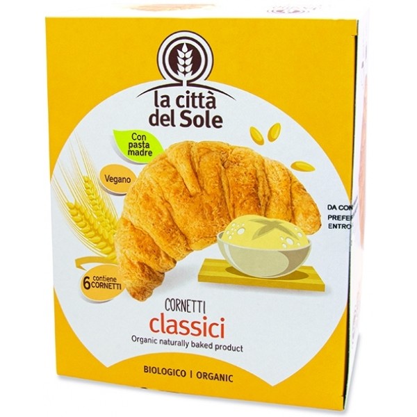 Cornetti Classici Vegani 6x35gr La Città del Sole
