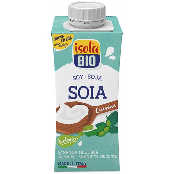 Crema di soia da cucina 200ml Isola Bio