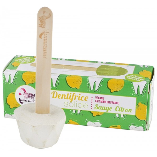 Dentifricio solido Salvia e Limone 20g Lamazuna
