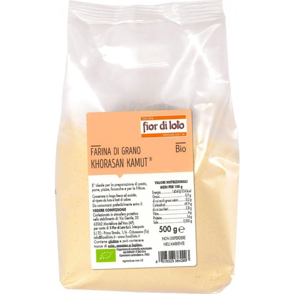 Farina di Grano Khorasan Kamut 500g Fior di Loto