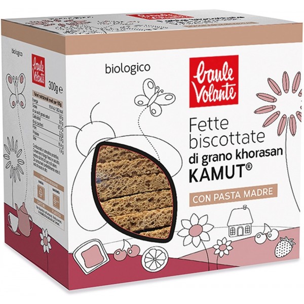 Fette biscottate di Kamut 300g BAULE VOLANTE