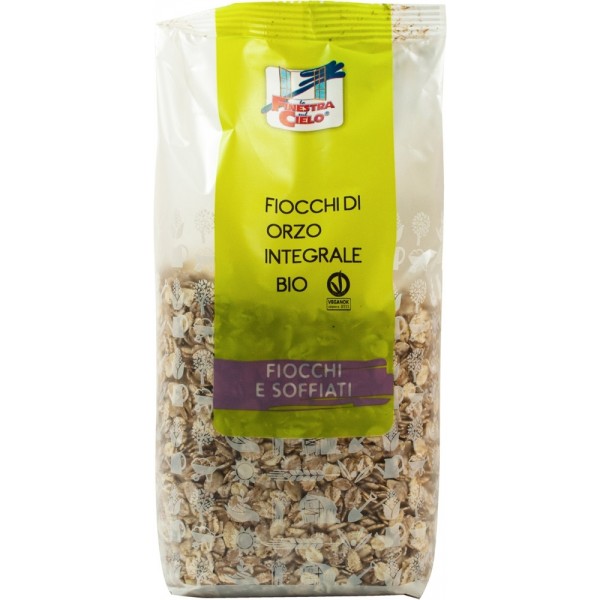 Fiocchi di Orzo Integrale 500g La Finestra sul Cielo