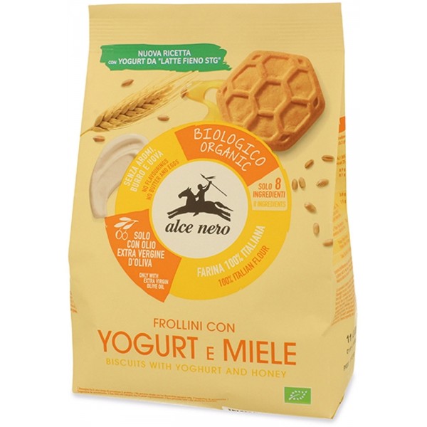 Frollini con Yogurt e Miele 250gr Alce Nero