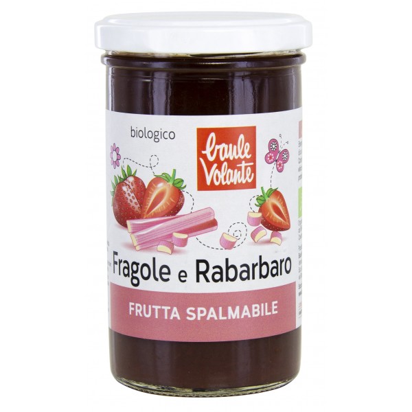 Frutta Spalmabile Fragola e Rabarbaro 280g Baule Volante