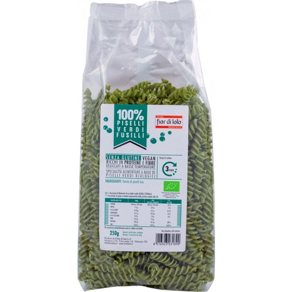 Fusilli di Piselli 250gr Fior di Loto