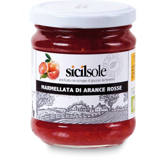 Marmellata di Arancia Rossa di Sicilia IGP 240g Sicilsole
