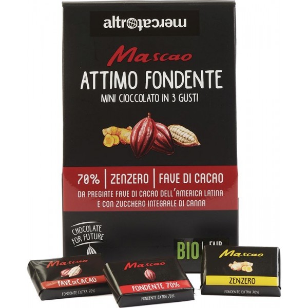 Attimo Fondente - Mini Cioccolatini 3 gusti Mascao