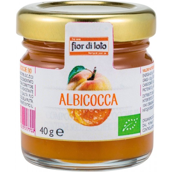 Mini composta di Albicocca 40g Fior di Loto
