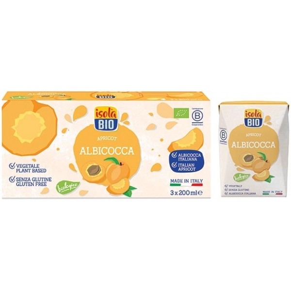 Nettare di Albicocca 3x200ml Isola Bio