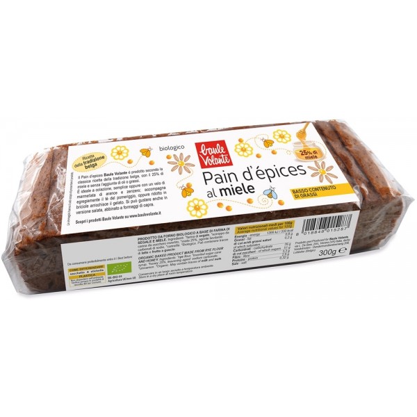 Pain d'épices al Miele 300gr Baule Volante