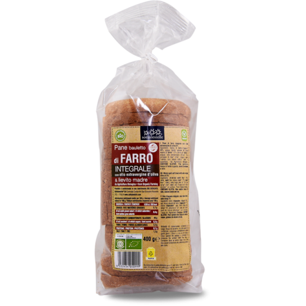Pane Bauletto di Farro Integrale 400gr Sottolestelle