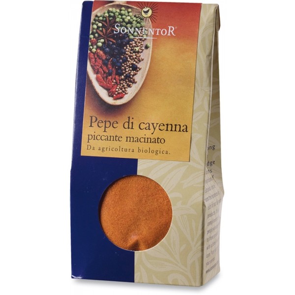 Pepe di Cayenna piccante macinato 40gr Sonnentor 