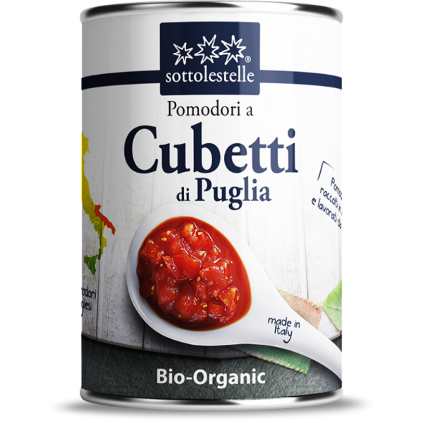 Pomodori a Cubetti di Puglia 400g Sottolestelle