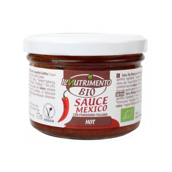 Salsa messicana hot - piccante - senza glutine 180g IL NUTRIMENTO