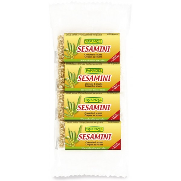 Sesamini barretta di sesamo croccante 4x27g Rapunzel