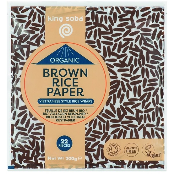 Sfoglie di riso per involtini primavera Senza Glutine 200g King Soba