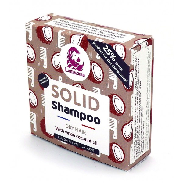 Shampoo solido Vaniglia e Cocco 70g Lamazuna