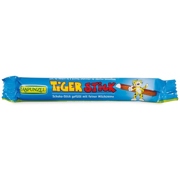 Tiger stick snack di cioccolata al latte 22g Rapunzel
