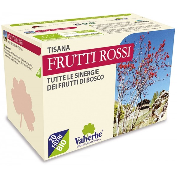 Tisana ai Frutti Rossi 20filtri Valverde