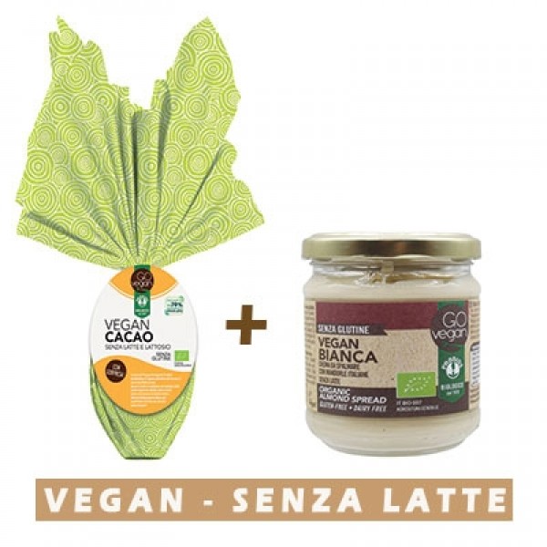 Uovo di Pasqua Vegan + Crema spalmabile bianca Vegan