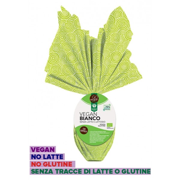 Uovo di Pasqua Bianco Vegan