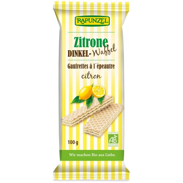 Wafer al farro al Limone 100g Rapunzel 