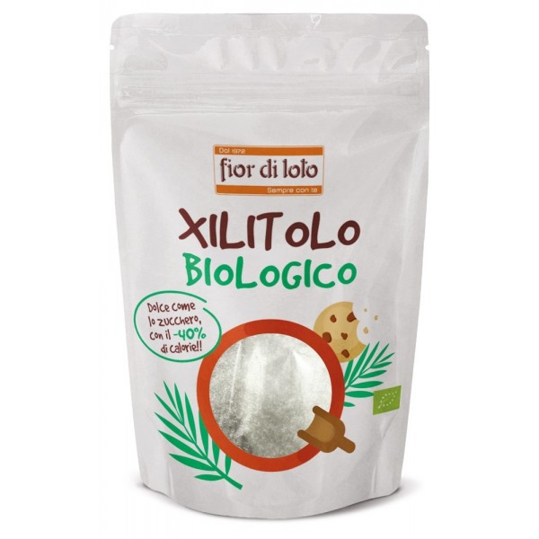 Xilitolo dolcificante biologico in polvere 250gr Fior di Loto
